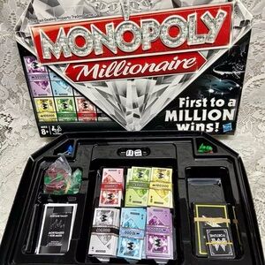Vintage, Complete Monopoly Millionaire  Board Game - 12in Sq